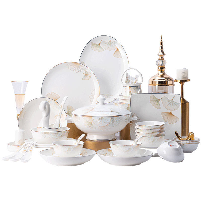 Chinese bowl and plate set 5