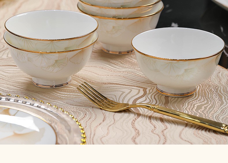 Chinese bowl and plate set 5