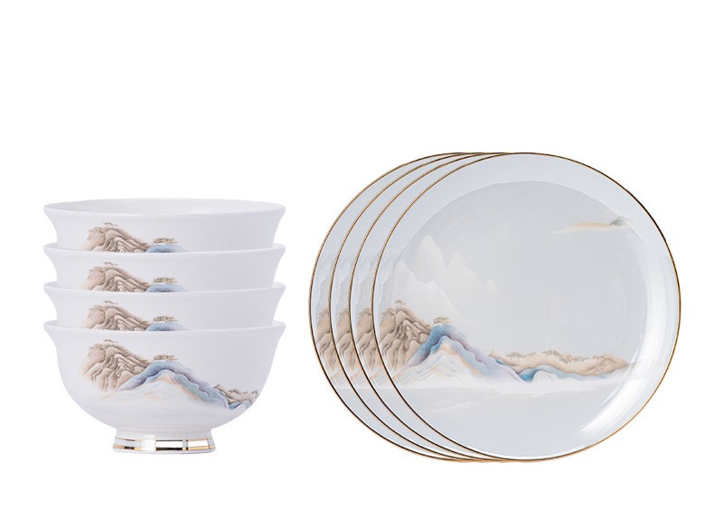 Household bowl and dish set 7