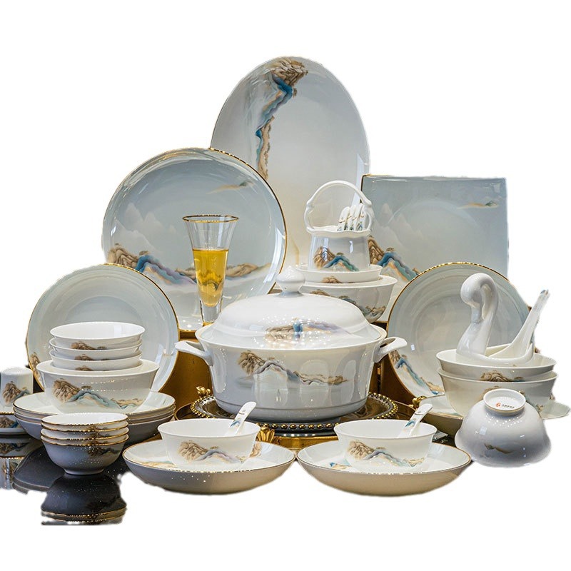 Household bowl and dish set 7