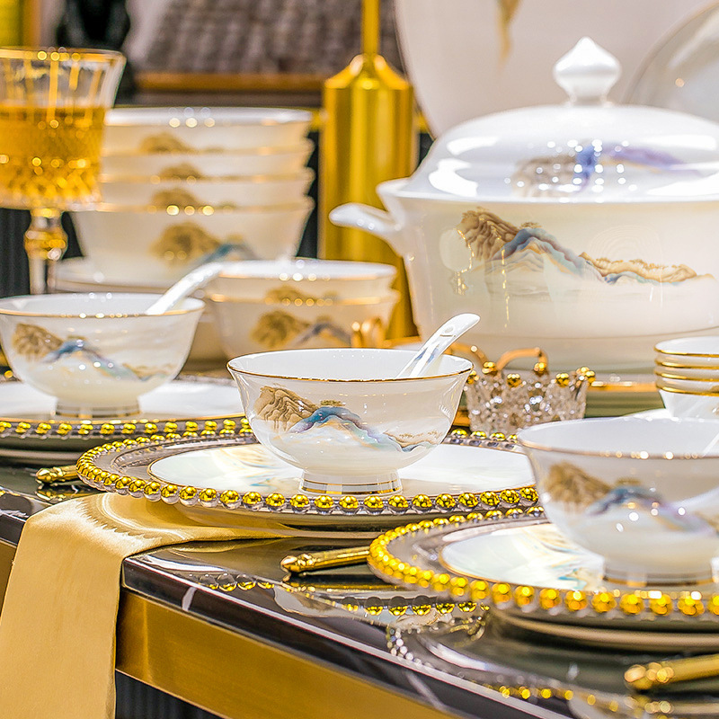 Household bowl and dish set 7