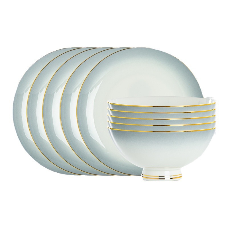 Household rice bowl and plate set 3