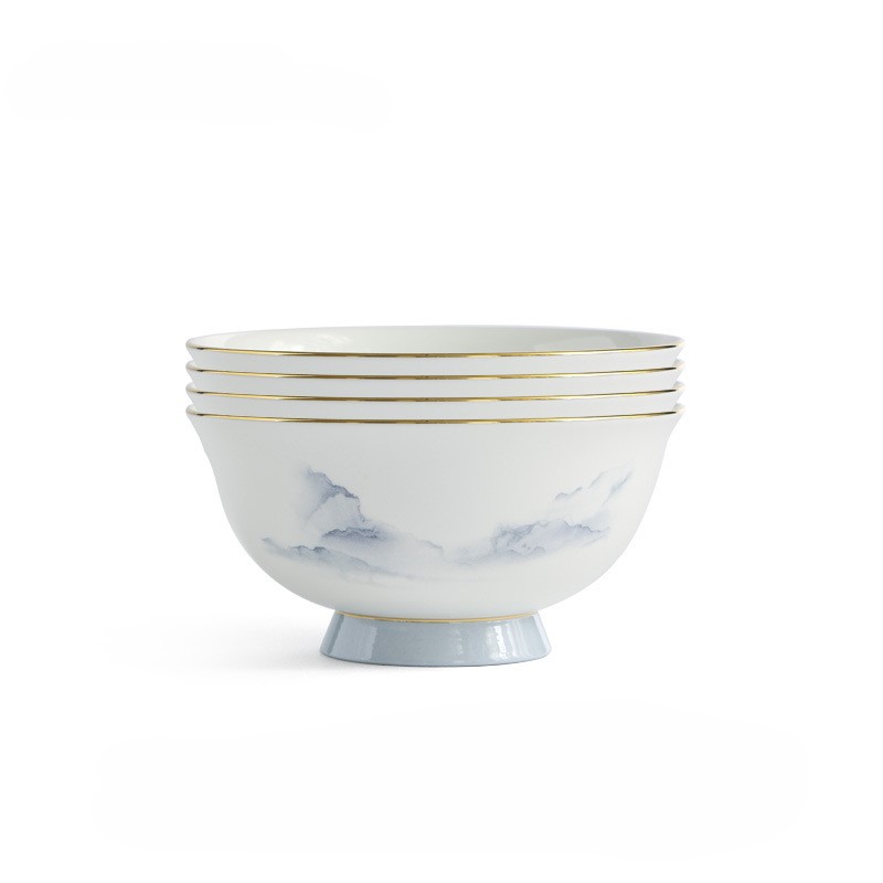 Chinese light luxury bowl set 13