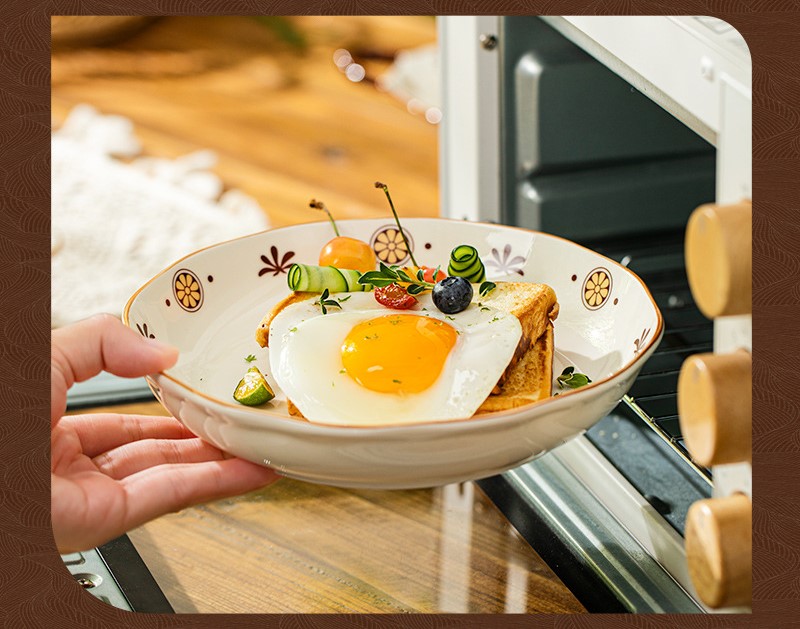 Household cream style ceramic tableware 12 02