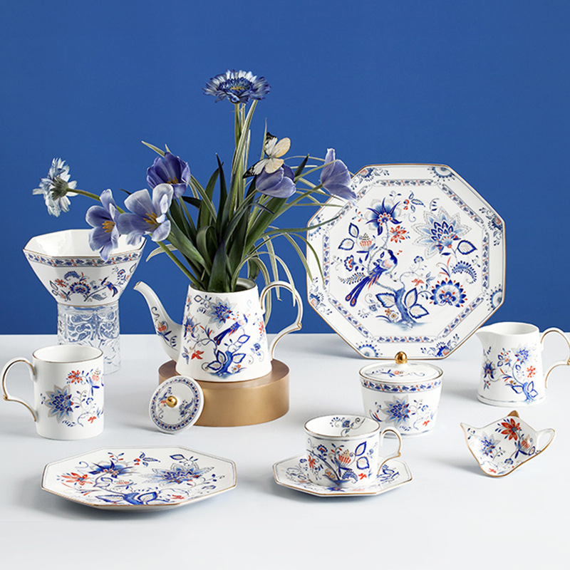 Afternoon tea set teapot and cup combination 23