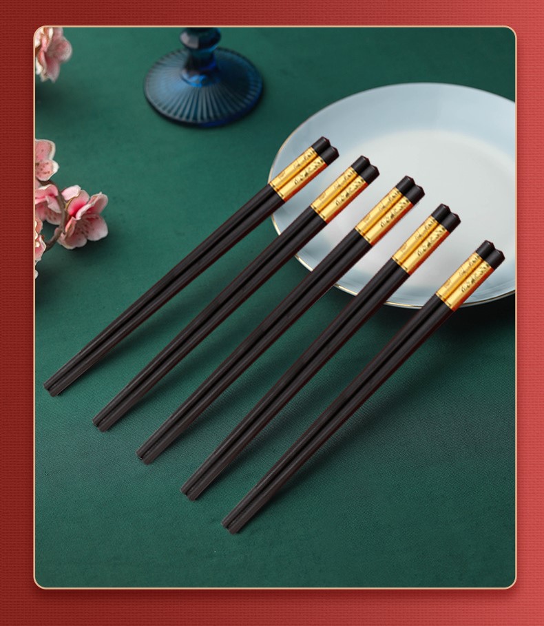 Anti-slip and mildew-proof bone porcelain chopsticks 43