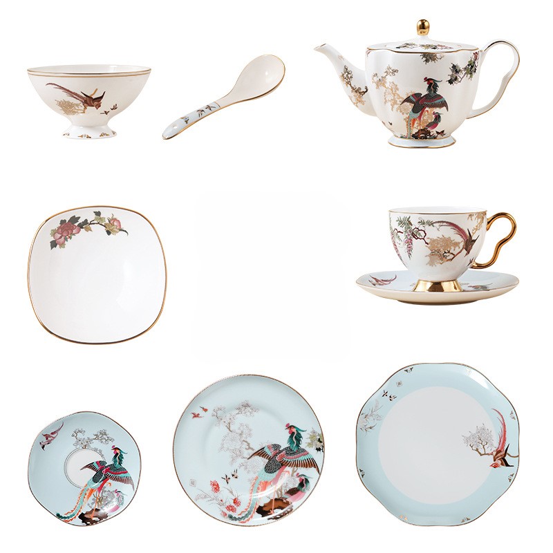 Birds and Phoenix coffee cup high-end and exquisite 21