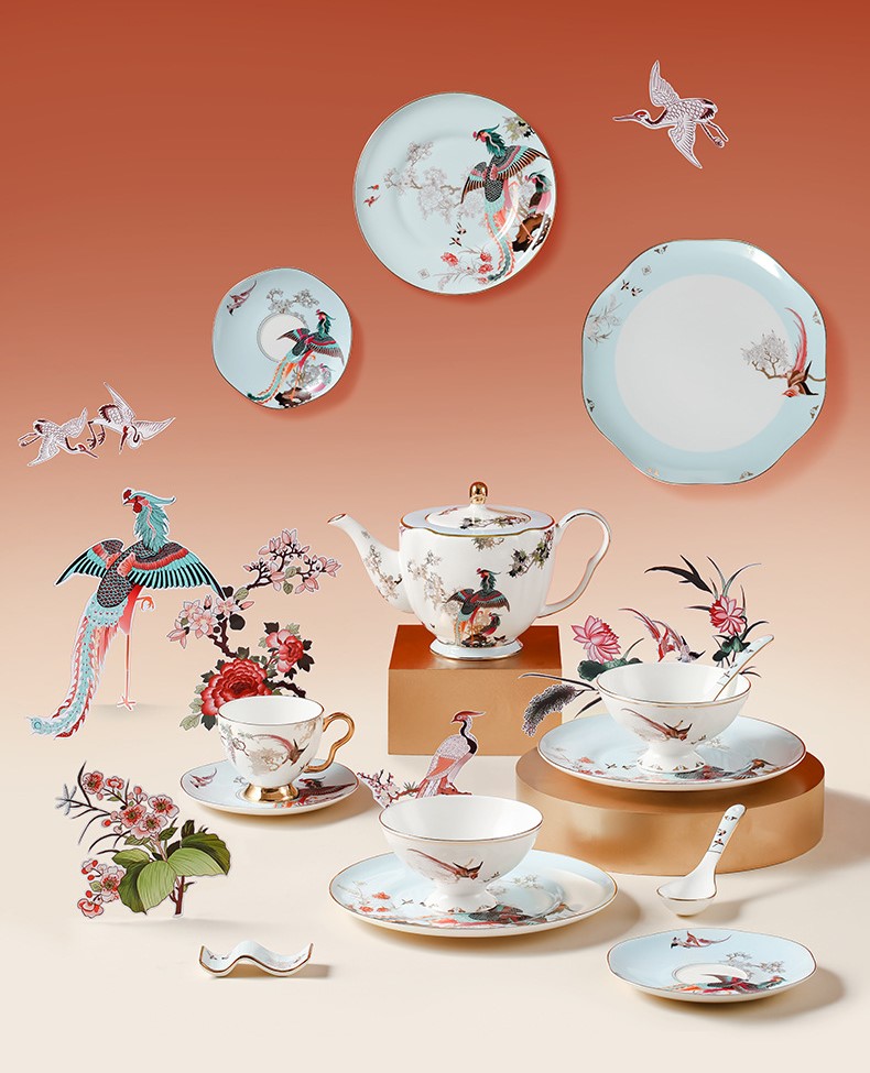 Birds and Phoenix coffee cup high-end and exquisite 21