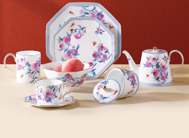 Exquisite ceramic coffee cup and saucer 28