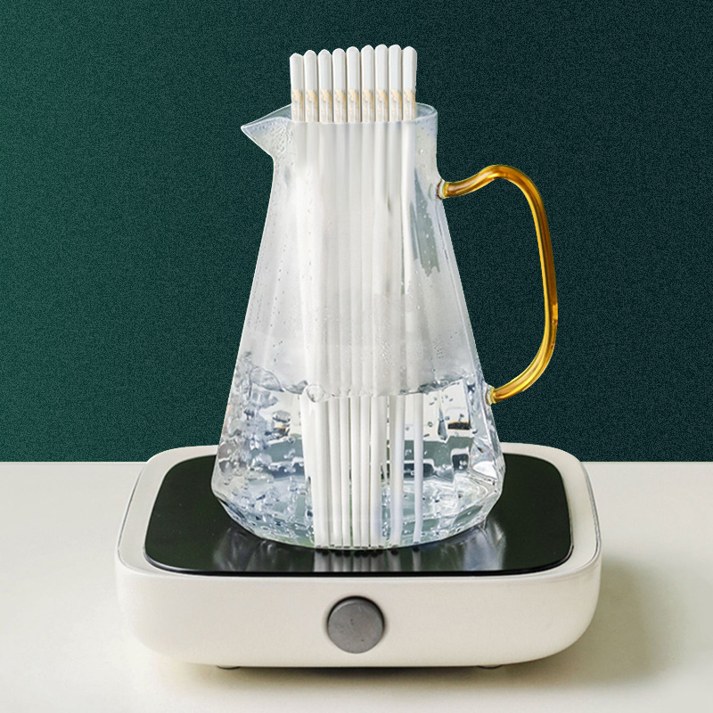 Gold-rimmed heat-resistant porcelain chopsticks 42