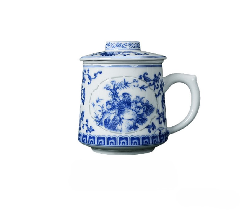 Round bottom curved porcelain cup 30