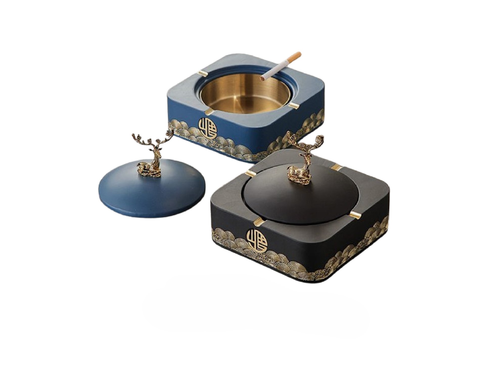 Creative ceramic ashtray ornaments 55 02