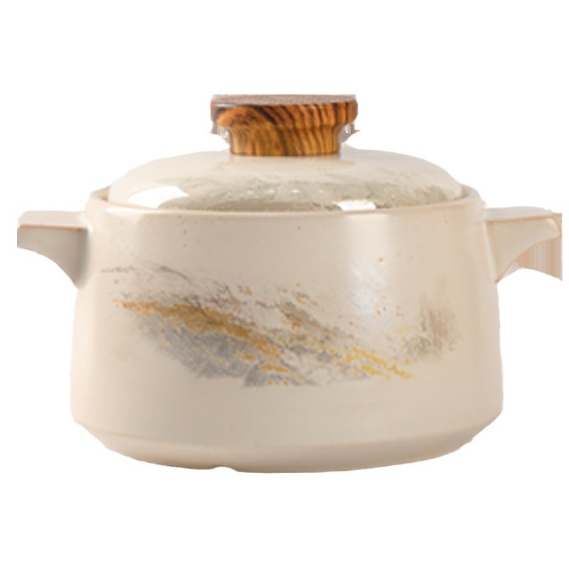 High temperature resistant ceramic casserole pot 56