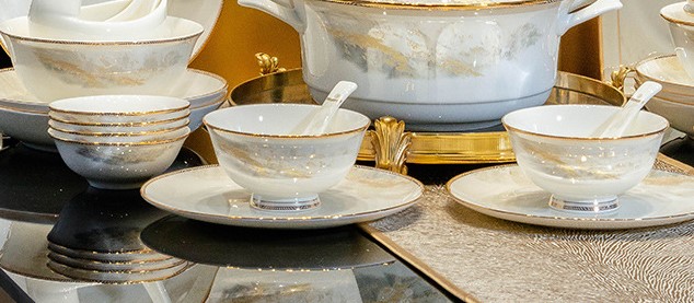 Household bone china tableware bowl 47