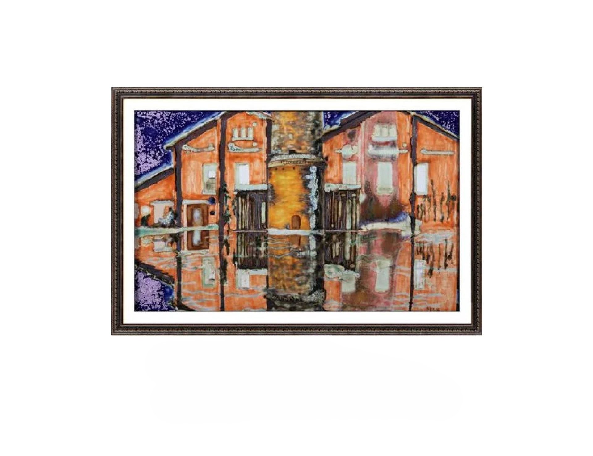 Ink landscape hanging painting ornament 60