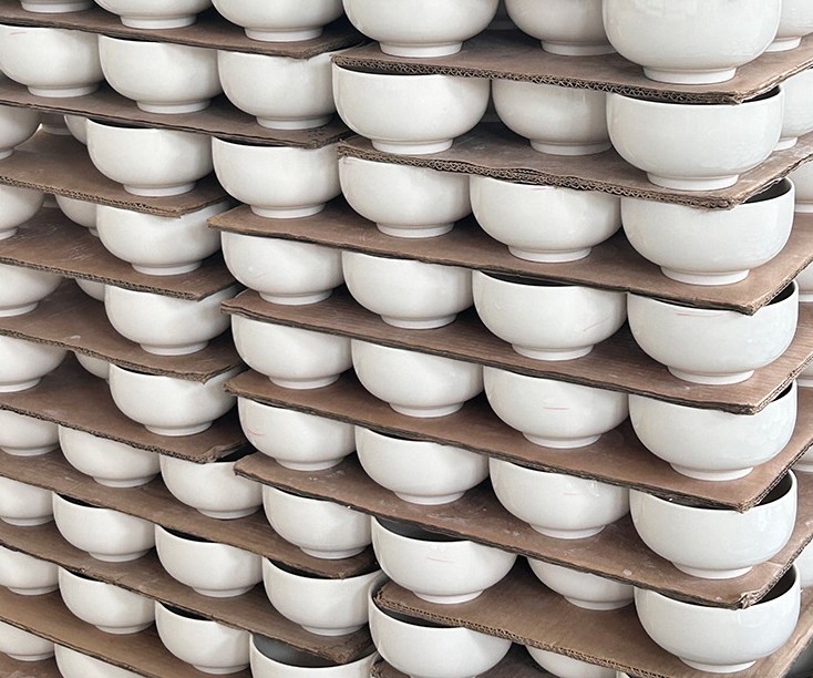 Simple ceramic household bowls 49